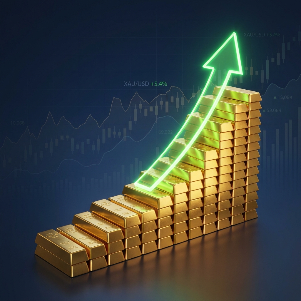 Bullish Gold Market Concept